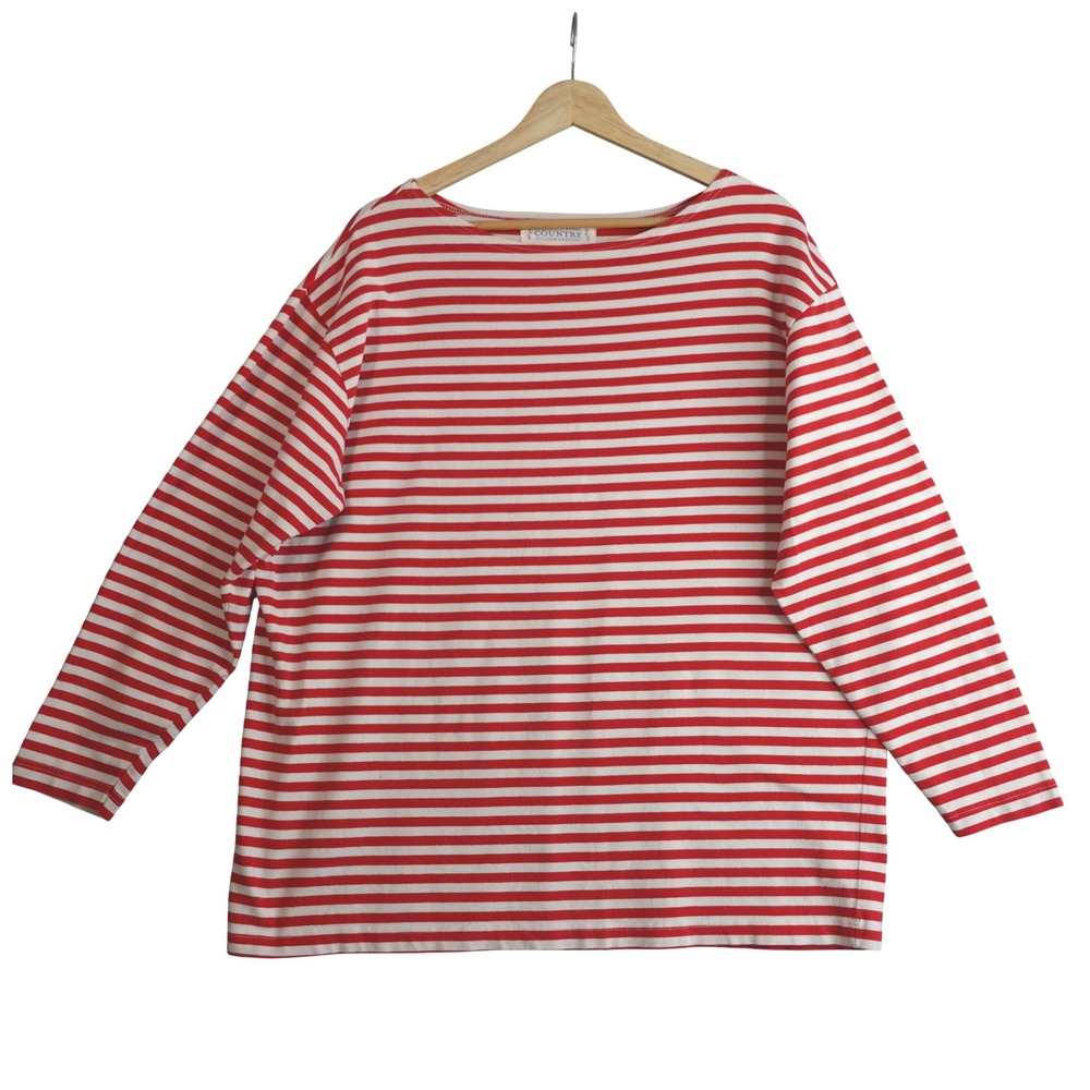 Vintage‎ 90s Victorias Secret Country Top S Red Striped Cottage Coastal Cowgirl